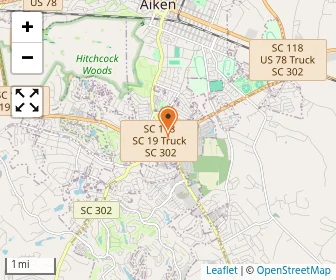 Map of South Aiken Presbyterian Kindergarten