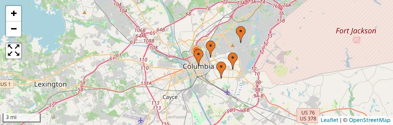 Related schools map