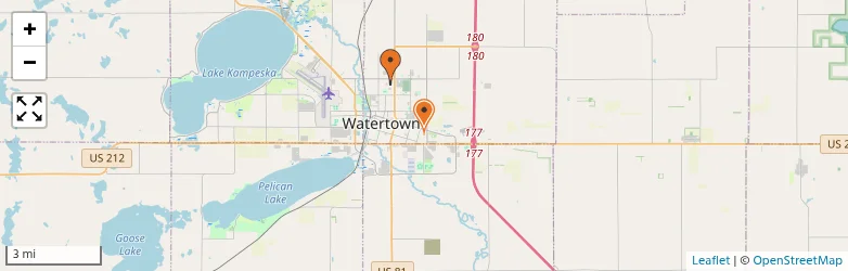 Related schools map