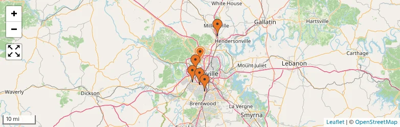 Related schools map