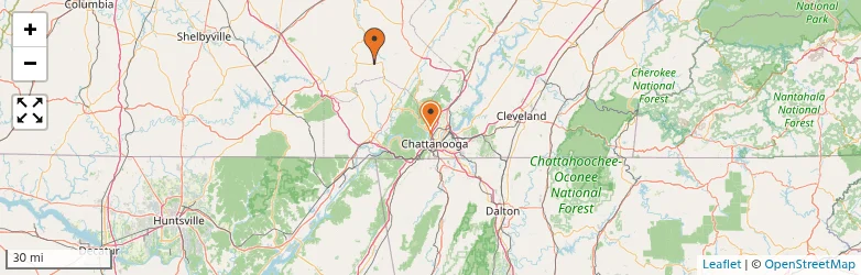 Related schools map