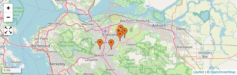 Related schools map