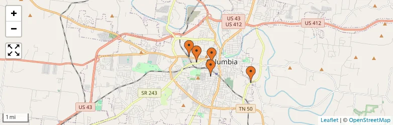 Related schools map