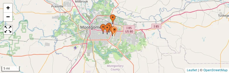 Related schools map