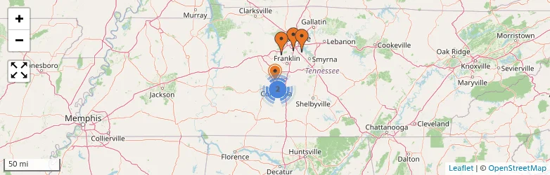 Related schools map