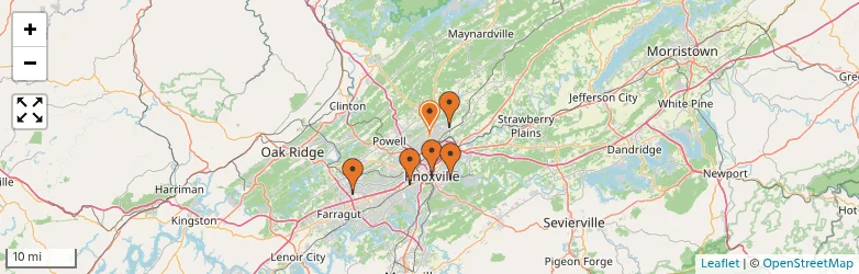 Related schools map