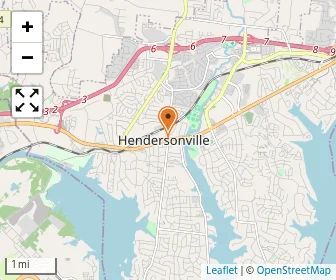 Map of Hendersonville Bible Kindergarten