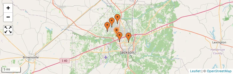 Related schools map