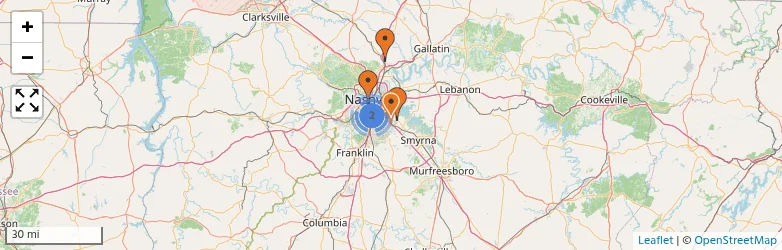 Related schools map