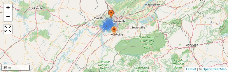Related schools map