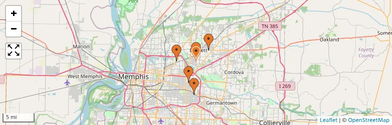 Related schools map
