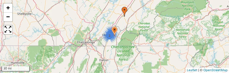 Related schools map