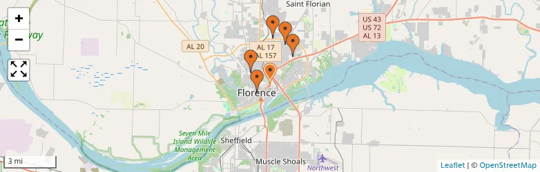 Related schools map