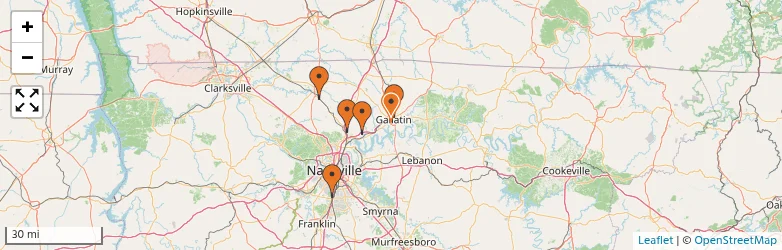 Related schools map
