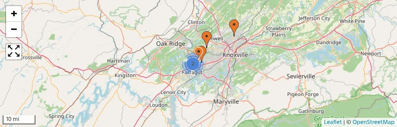 Related schools map