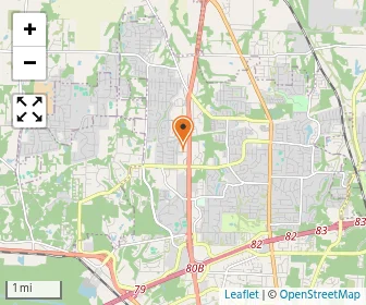 Map of West Tn Cerebral Palsy Associa