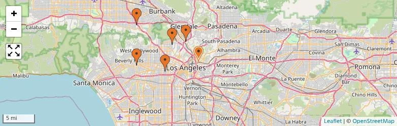 Related schools map