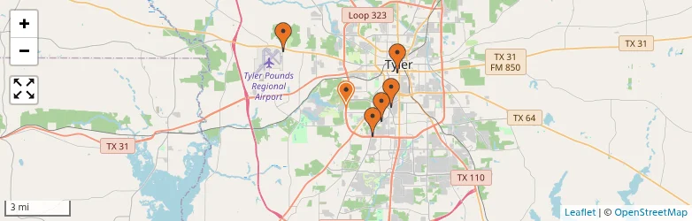Related schools map