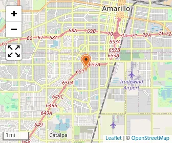 Map of Amarillo Montessori Academy