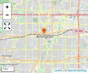 Map of Arlington Faith Academy