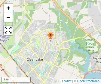 Map of Armand Bayou Montessori