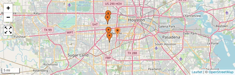 Related schools map