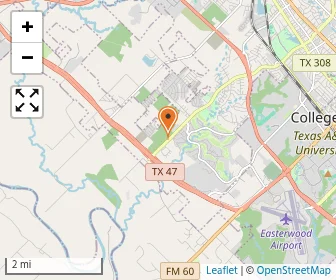 Map of Brazos Christian School