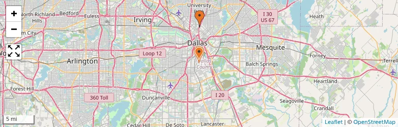 Related schools map