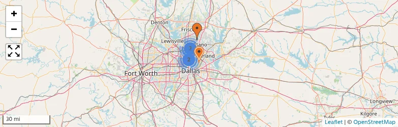 Related schools map