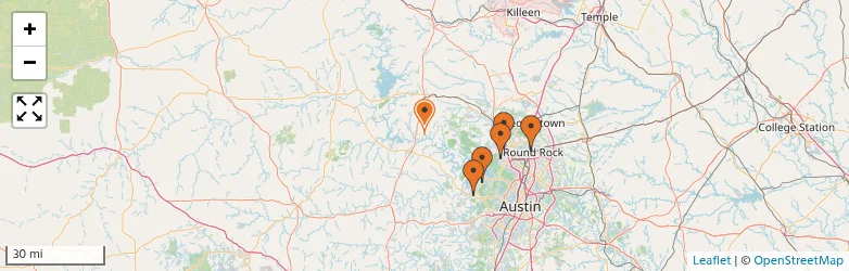 Related schools map