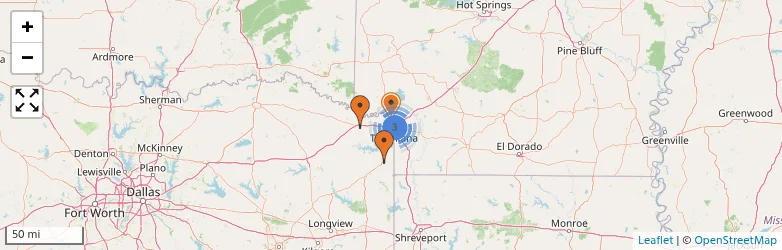 Related schools map