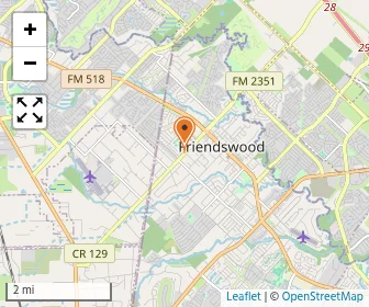 Map of Friendswood Childrenss House