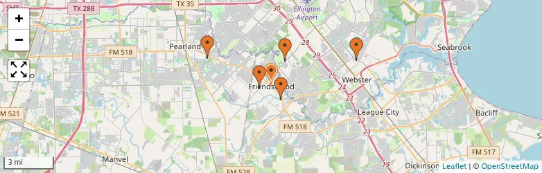 Related schools map