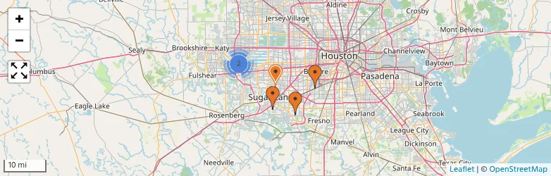 Related schools map