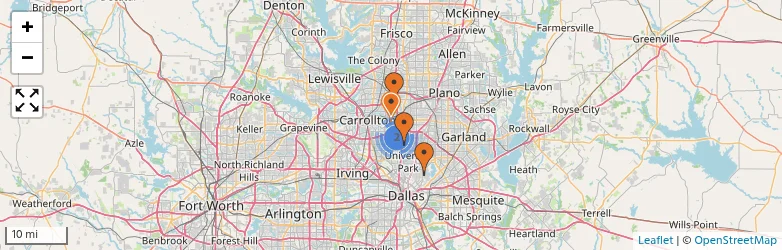 Related schools map