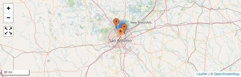 Related schools map