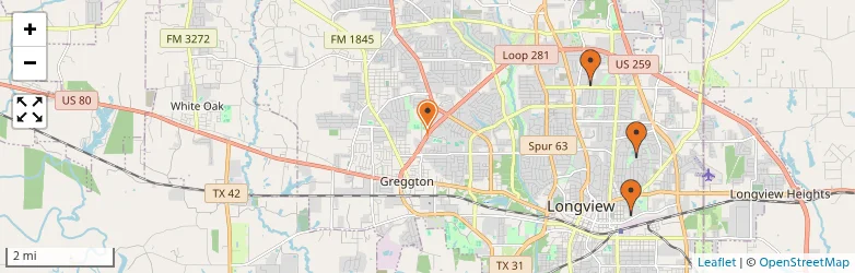 Related schools map