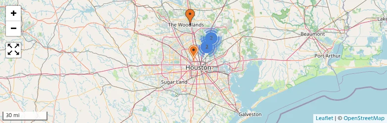 Related schools map