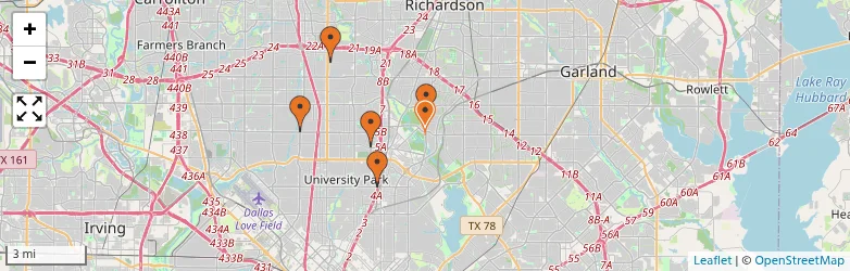 Related schools map