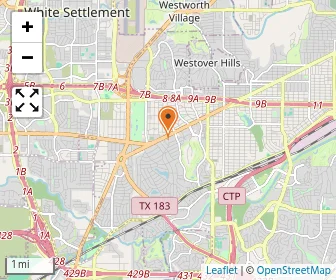 Map of Montessori School Of Fort Worth