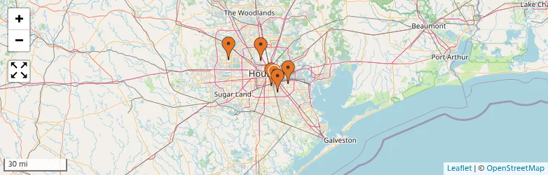 Related schools map