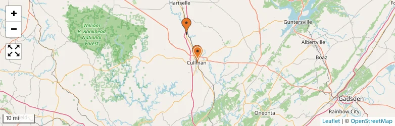 Related schools map