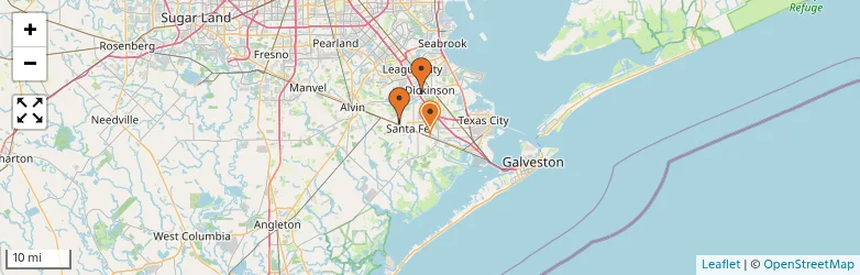 Related schools map