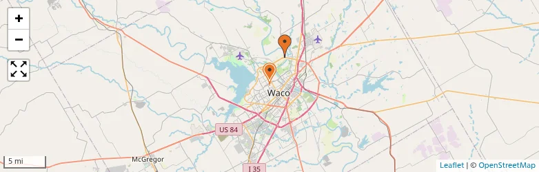 Related schools map