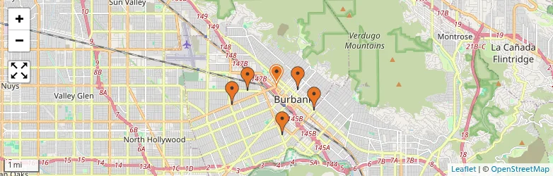 Related schools map