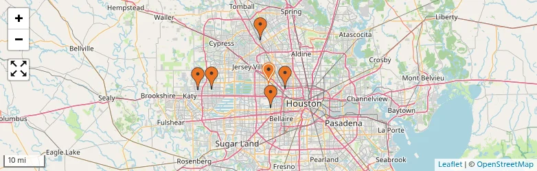Related schools map