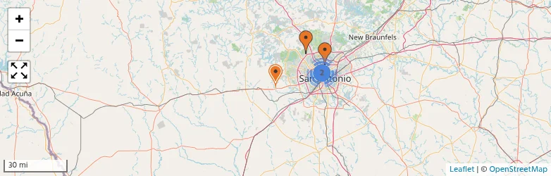 Related schools map