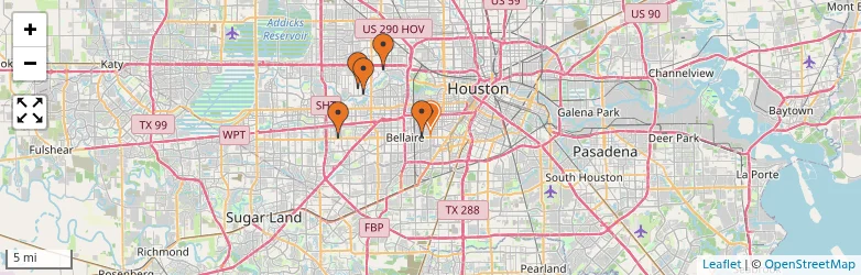 Related schools map