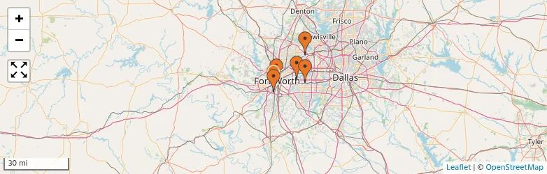 Related schools map