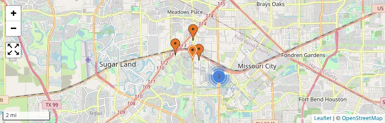 Related schools map